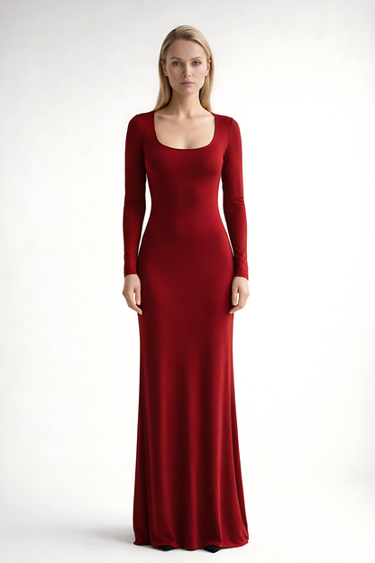 Eden Square Neck Maxi Dress