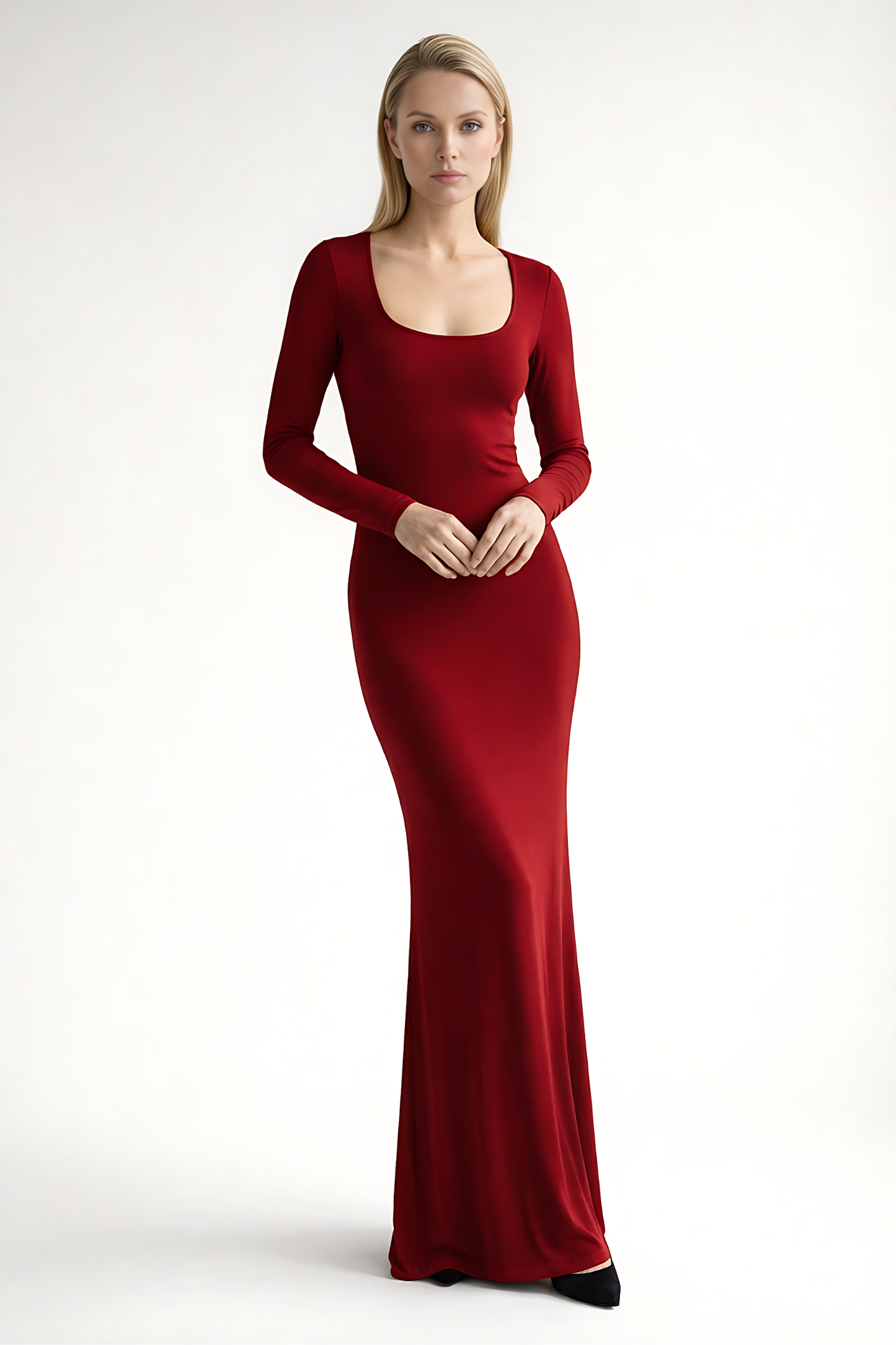 Eden Square Neck Maxi Dress