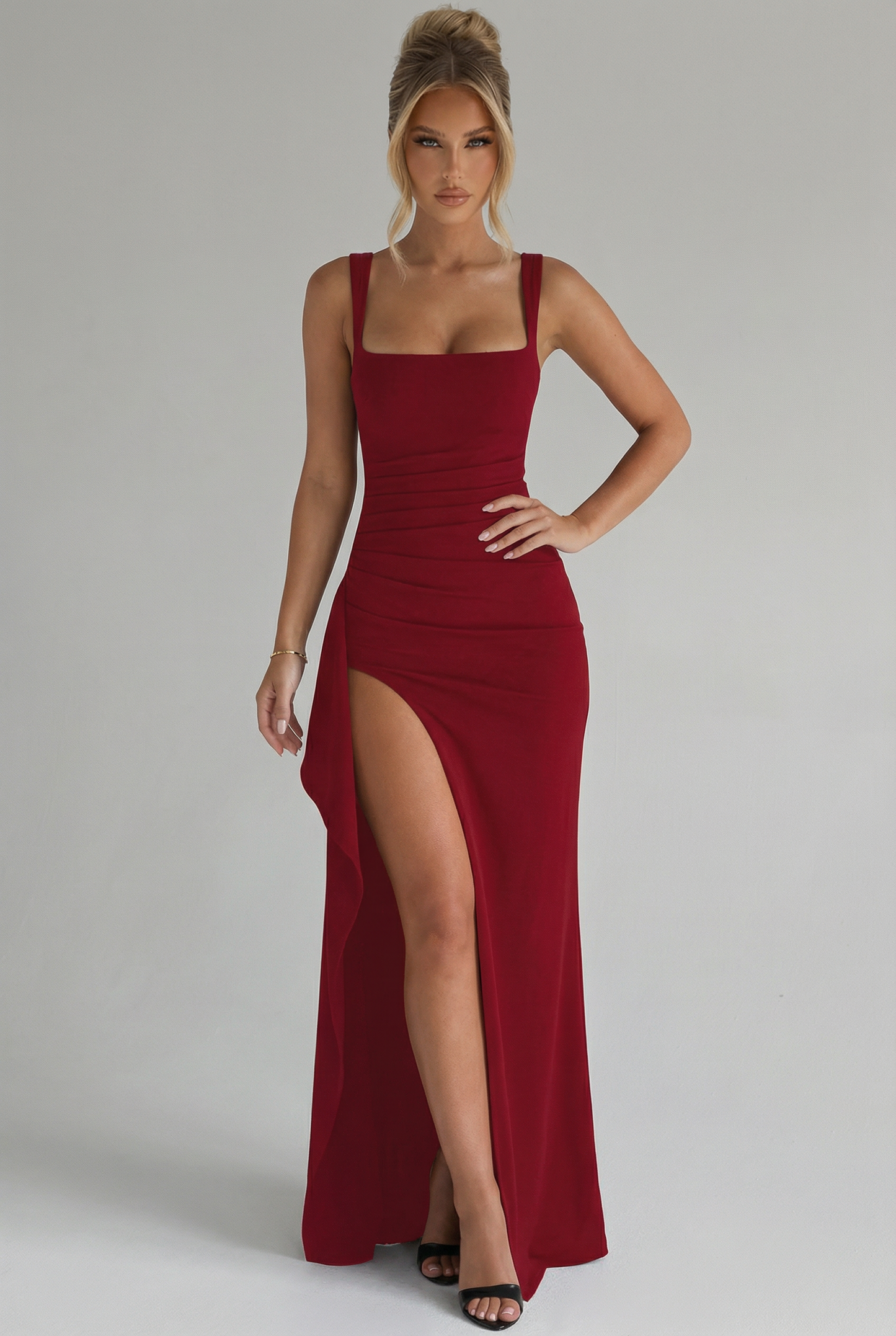Elodie Square Neck Maxi Dress