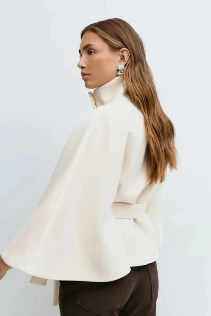 Elsie Belt Cape Jacket