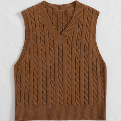 Esmay Knit Top - Brown