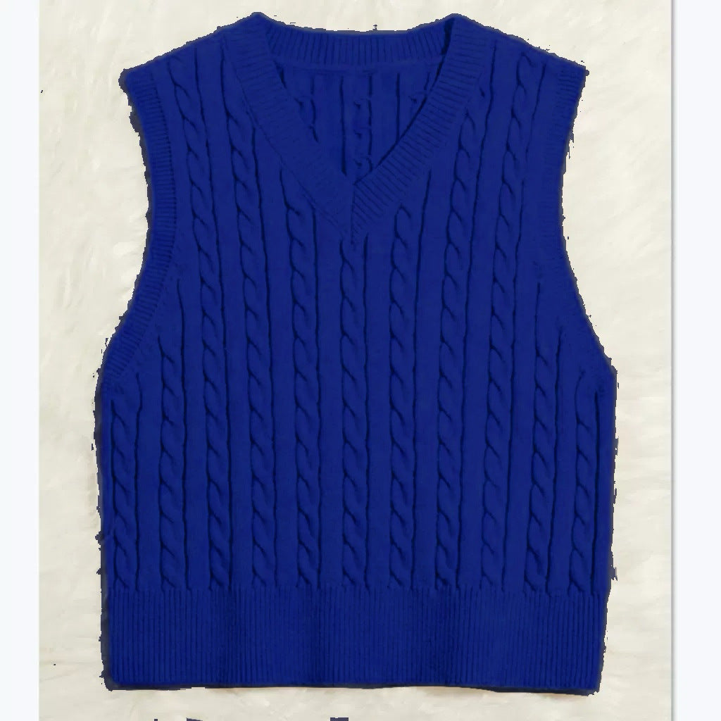 Esmay Knit Top - Dark Blue