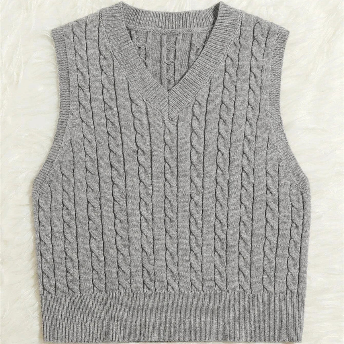 Esmay Knit Top - Gray
