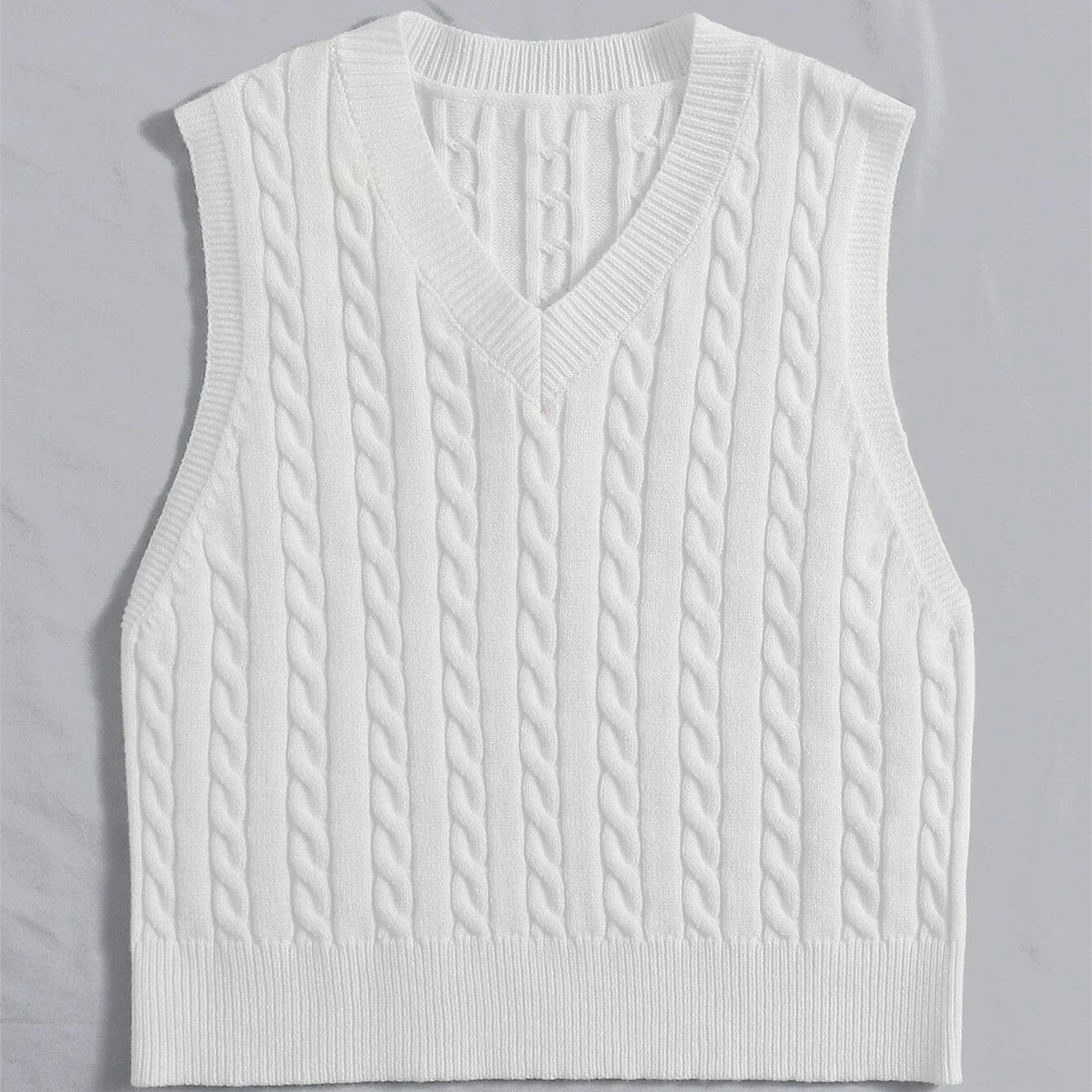 Esmay Knit Top - White