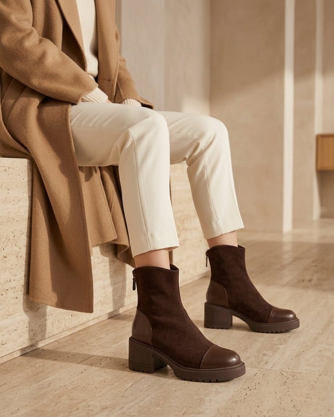 Eudora Suede Ankle Boots