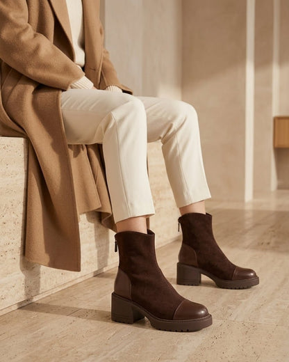 Eudora Suede Ankle Boots