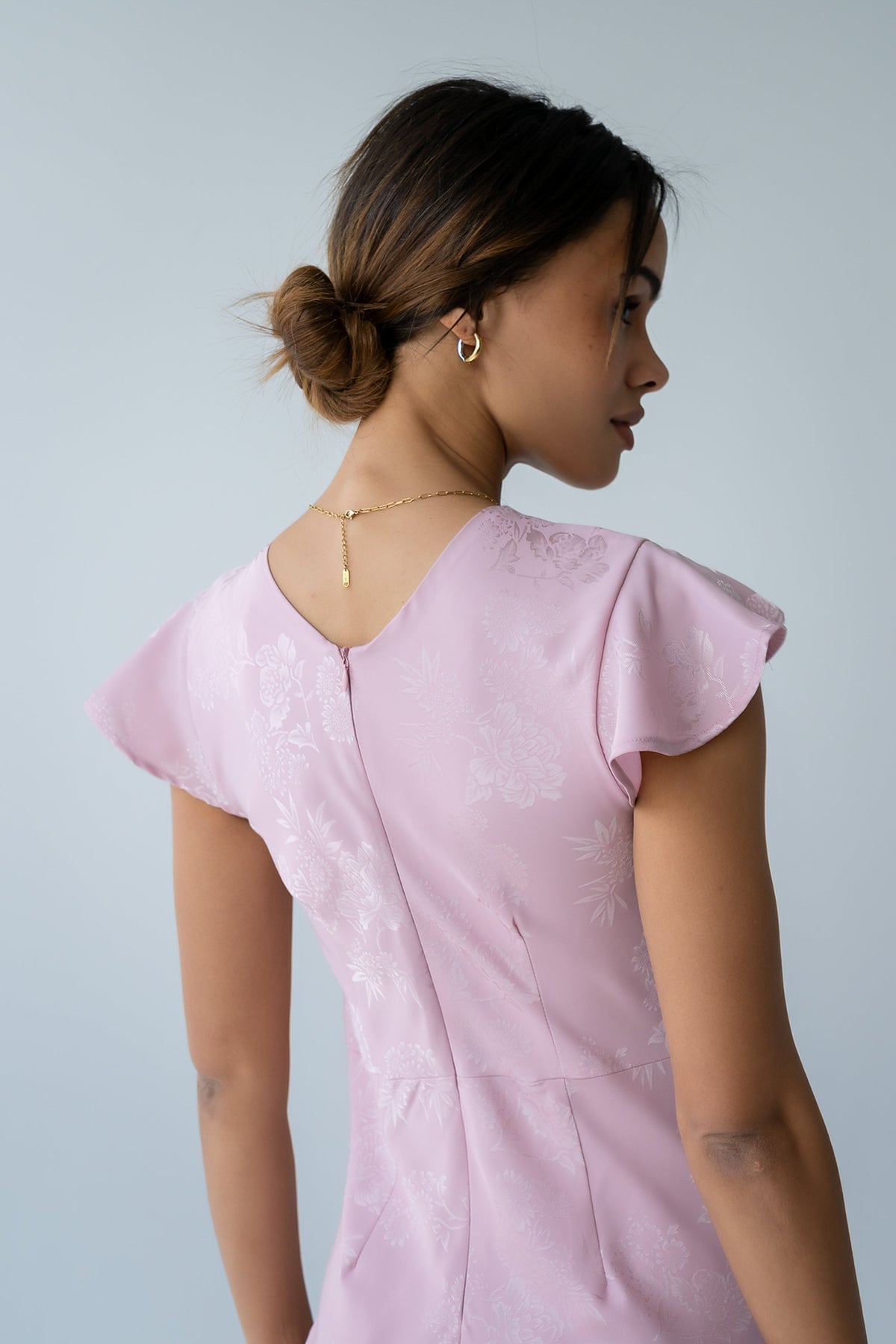 Farida Tiered Ruffle Maxi Dress - Pink
