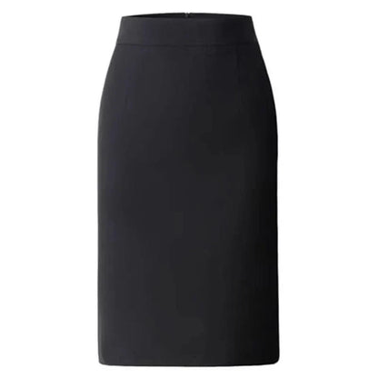 Fia Tailored High Waist Pencil Skirt - Black
