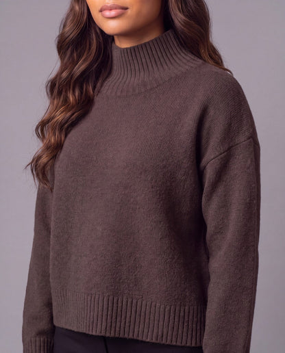 Fiammetta High-Neck Knit Top