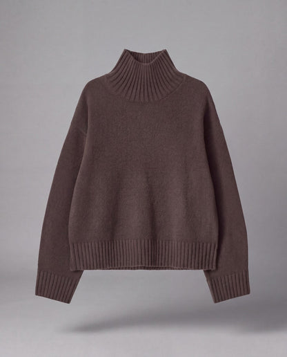 Fiammetta High-Neck Knit Top