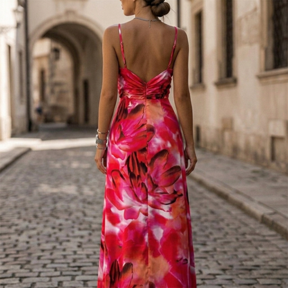 Freya Satin Maxi Dress