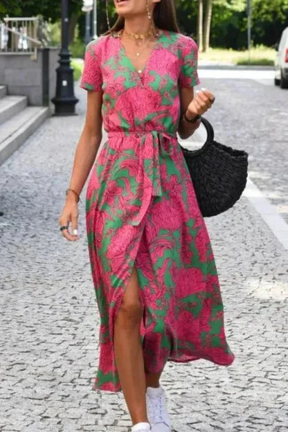 Genevieve Wrap Midi Dress