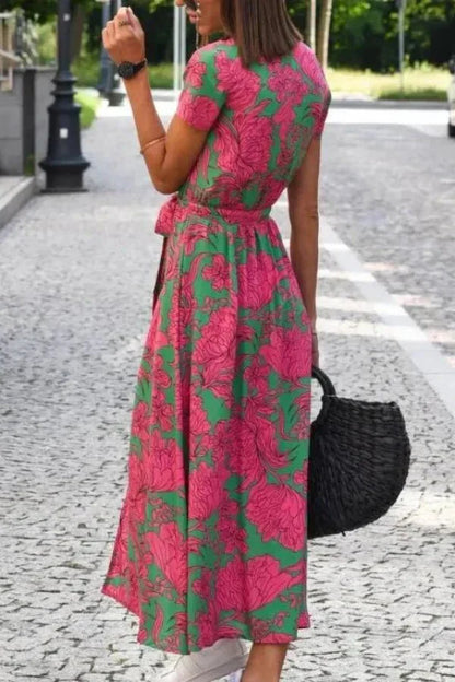 Genevieve Wrap Midi Dress