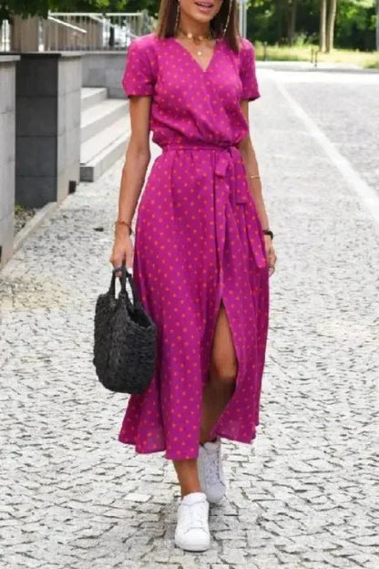 Genevieve Wrap Midi Dress