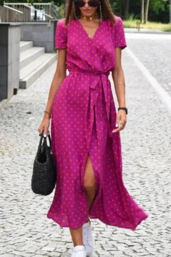 Genevieve Wrap Midi Dress