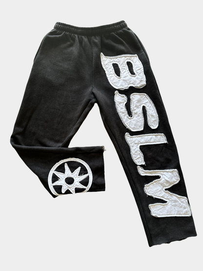 Gisella Top Stitch Pants - Black