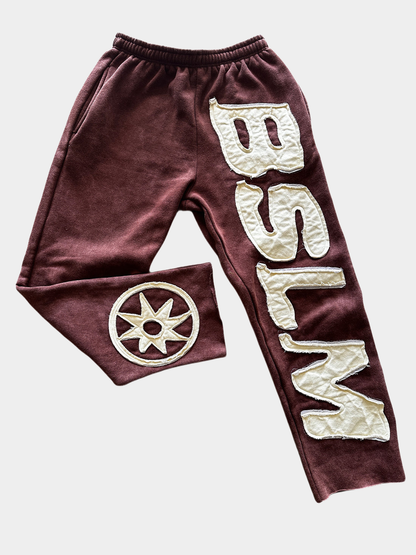 Gisella Top Stitch Pants - Brown
