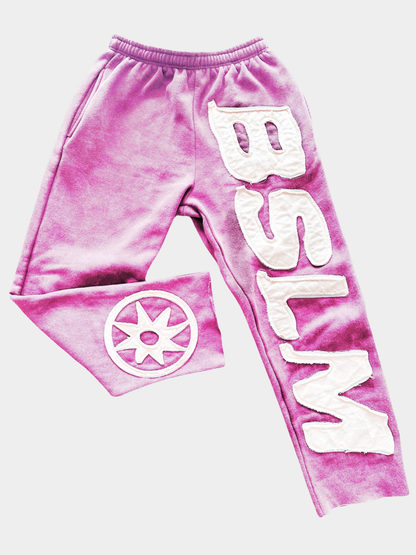 Gisella Top Stitch Pants - Pink