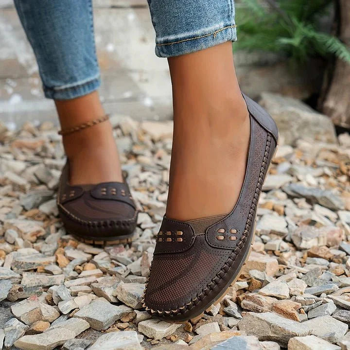 Giuliana Perforated Loafers