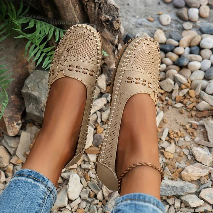 Giuliana Perforated Loafers