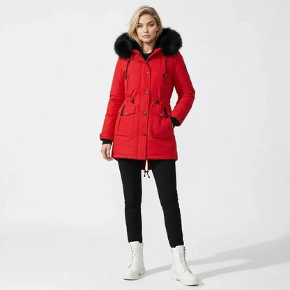 Hailey Faux Hooded Parka Jacket