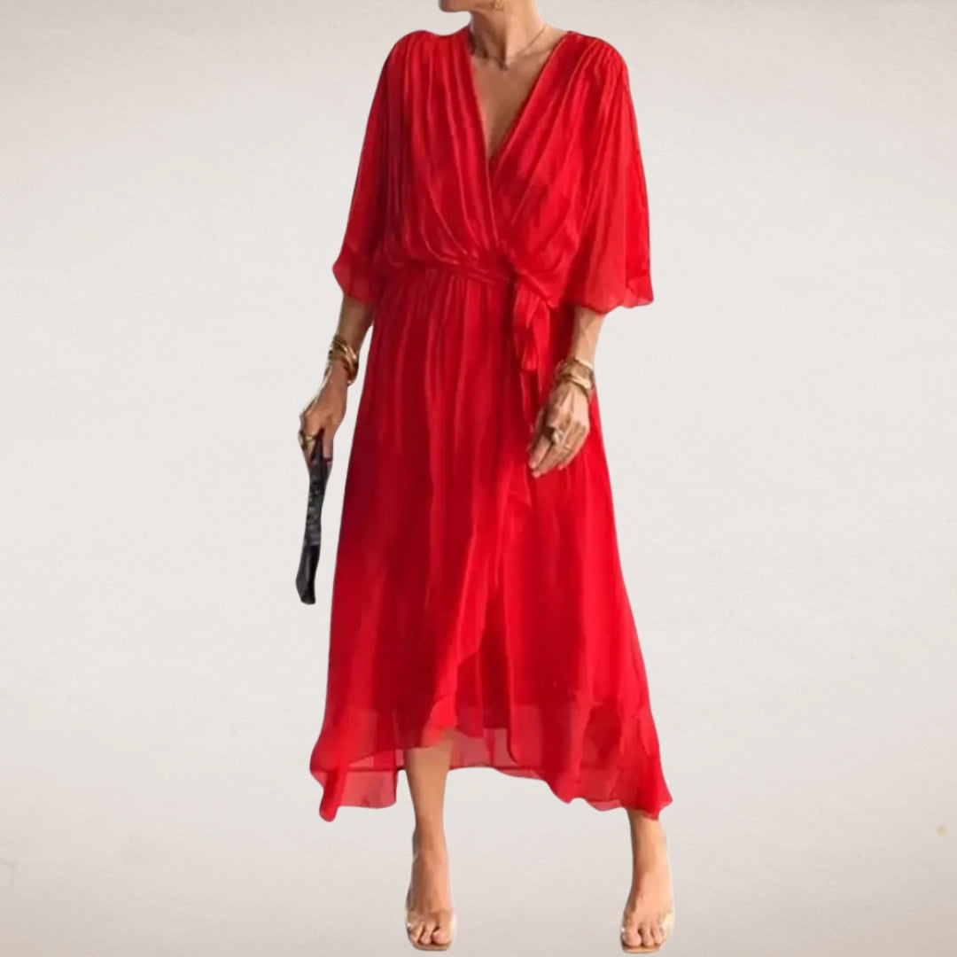 Halle Wrap Midi Dress