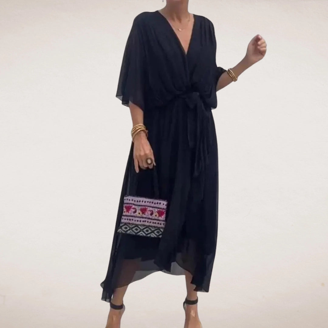 Halle Wrap Midi Dress