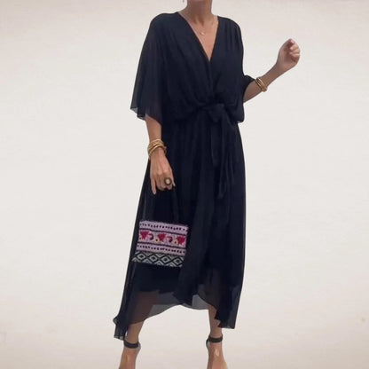 Halle Wrap Midi Dress