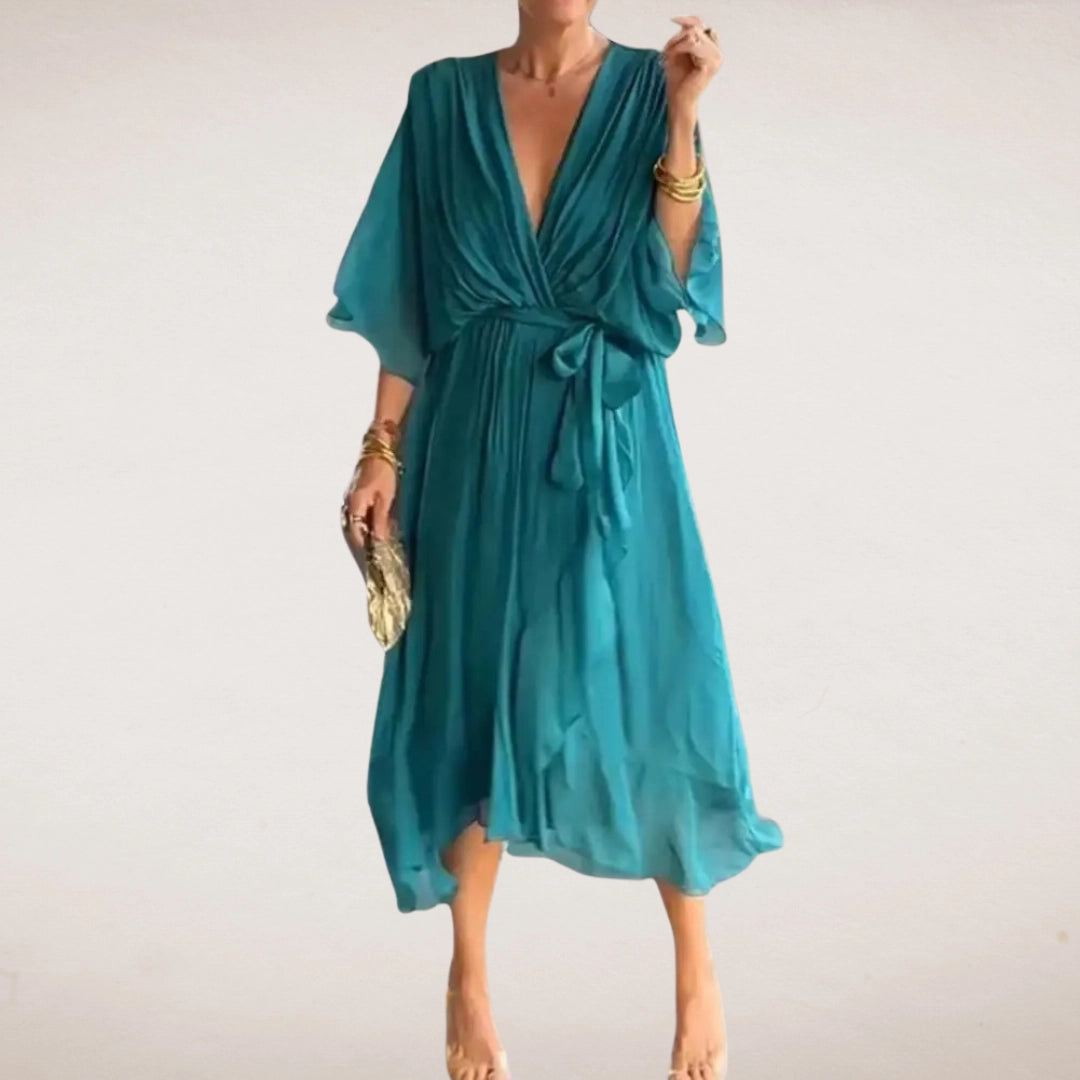 Halle Wrap Midi Dress