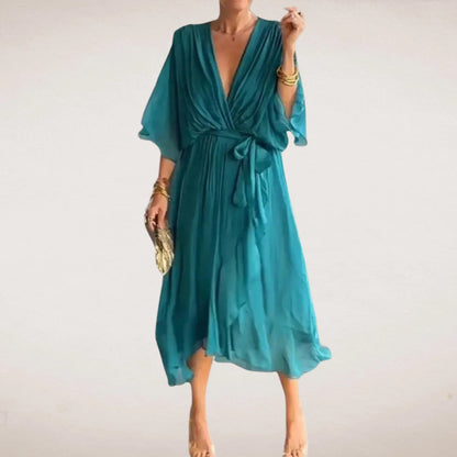 Halle Wrap Midi Dress