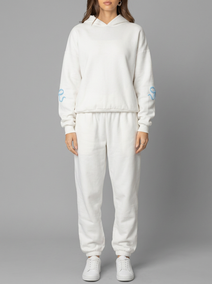 Hetty Bow Detail Tracksuit - White