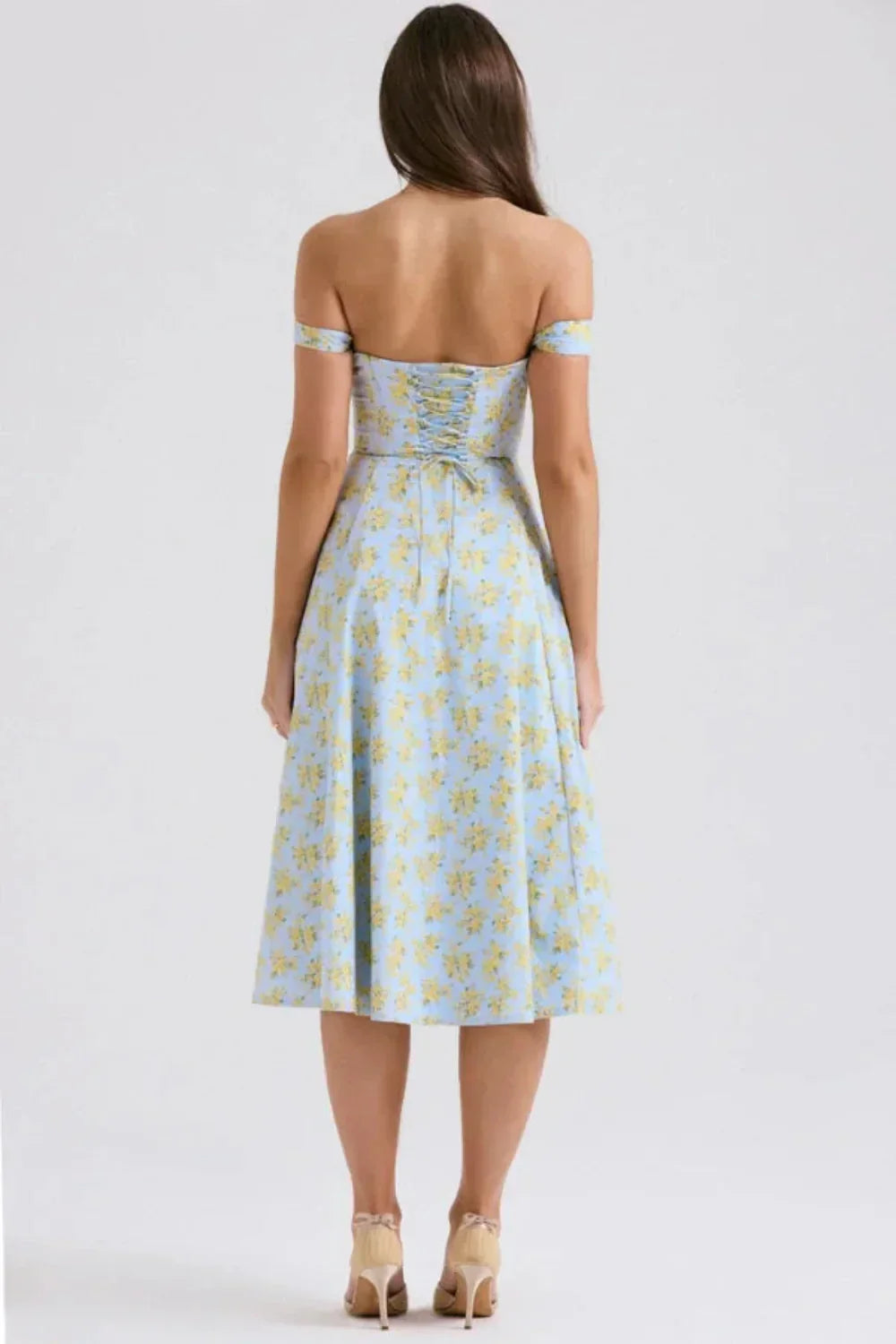 Imogen Off Shoulder Midi Dress