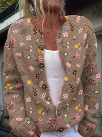 Taupe Floral