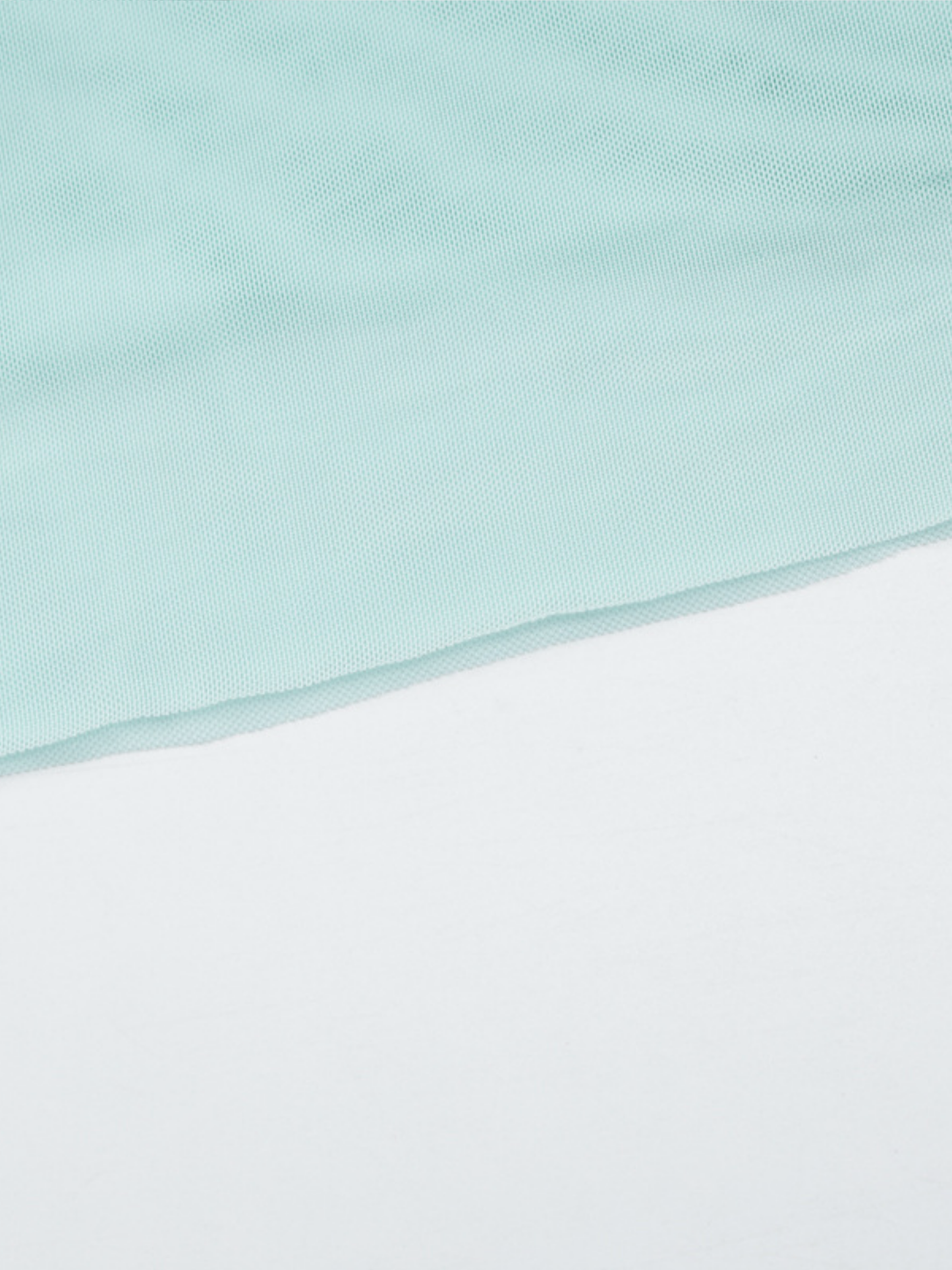 Mint tulle maxi skirt with soft pleated fabric detail