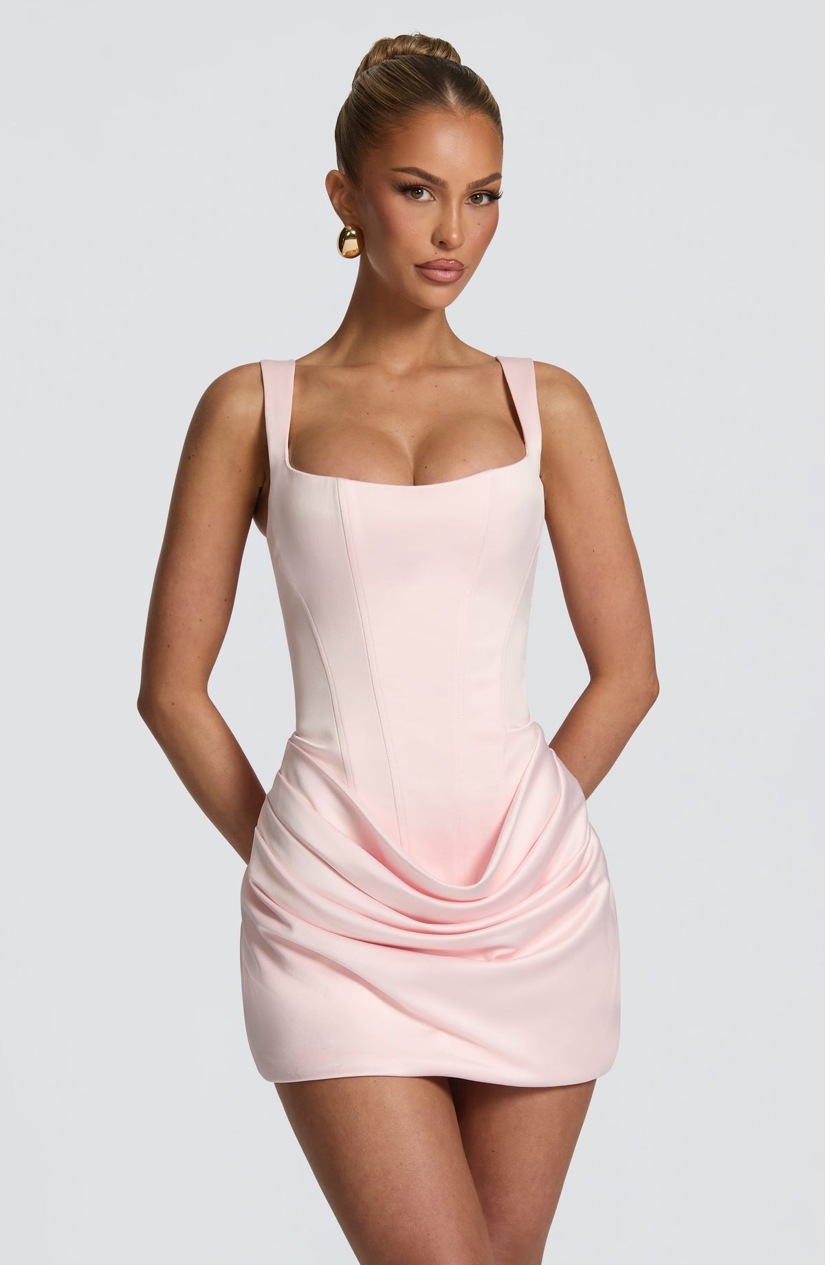 Jeanne Mini Dress - Blush