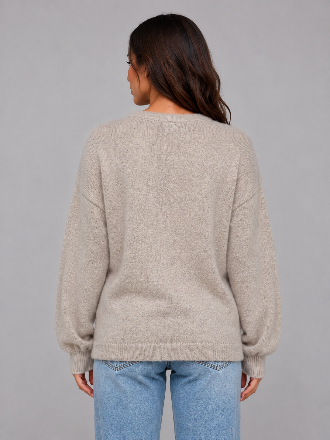 Juleen Button Front Knit Cardigan - Taupe