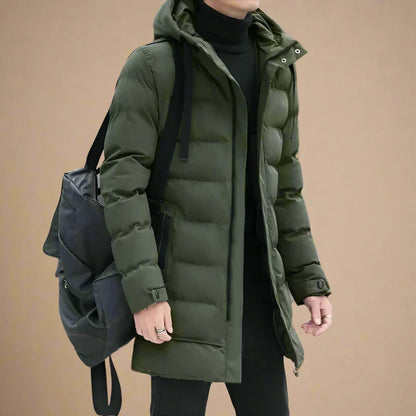 Leander Hooded Winter Parka - Green