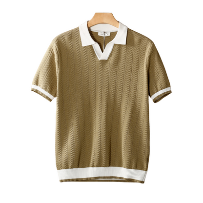 Luca Textured Polo Shirt