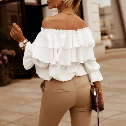 Lucilla Ruffle Top