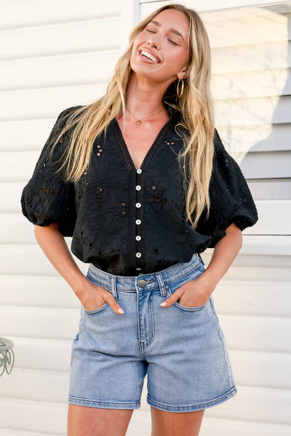 Ludovica Embroidered Top