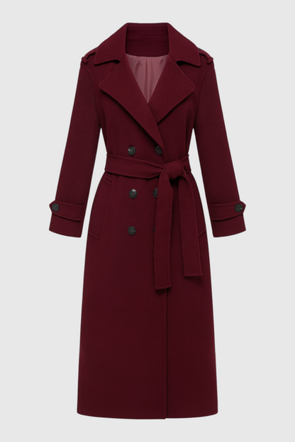 Madeline Double Breasted Belted Trench Coat