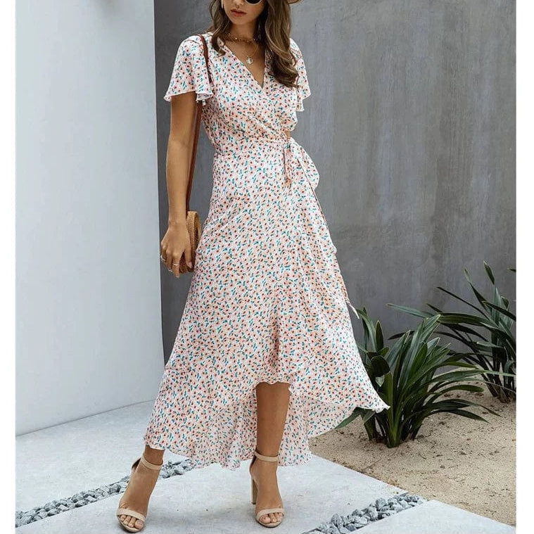 Maren Wrap Midi Dress