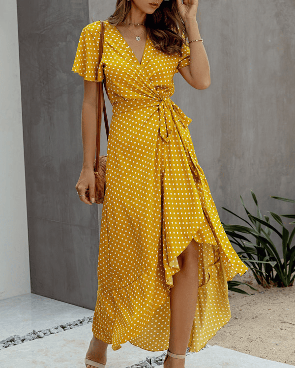 Maren Wrap Midi Dress