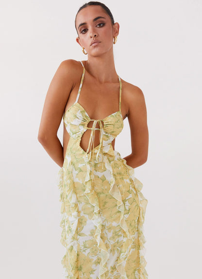 Marly Ruffle Maxi Dress
