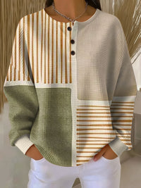 Sage and Mustard Colorblock