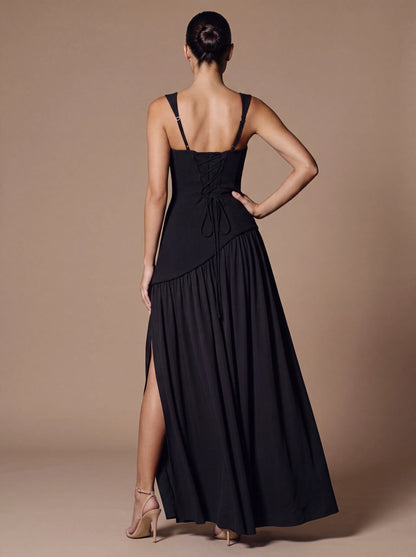 Noelani Cutout Maxi Dress - Black