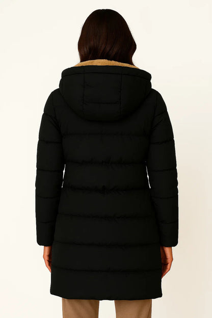 Nora Hooded Longline Puffer Jacket