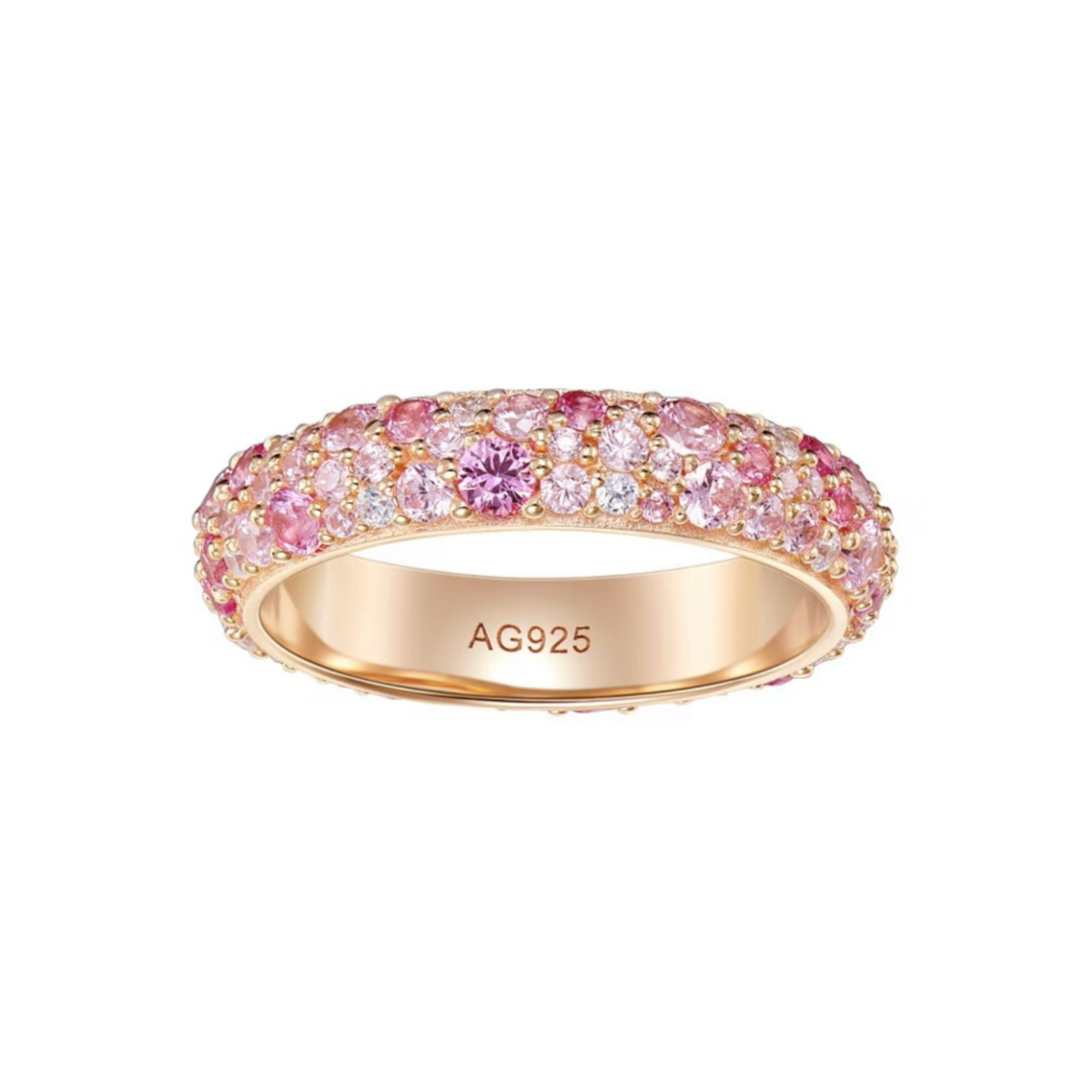 Nuala Pink Pave Ring - Multicolor