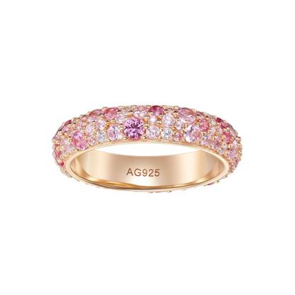 Nuala Pink Pave Ring - Multicolor