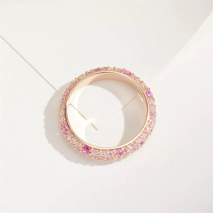 Nuala Pink Pave Ring - Multicolor